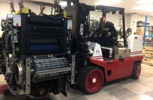 forklift machinery and equipment moving