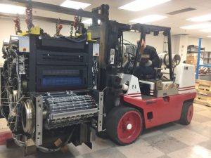 Relocating college print shop