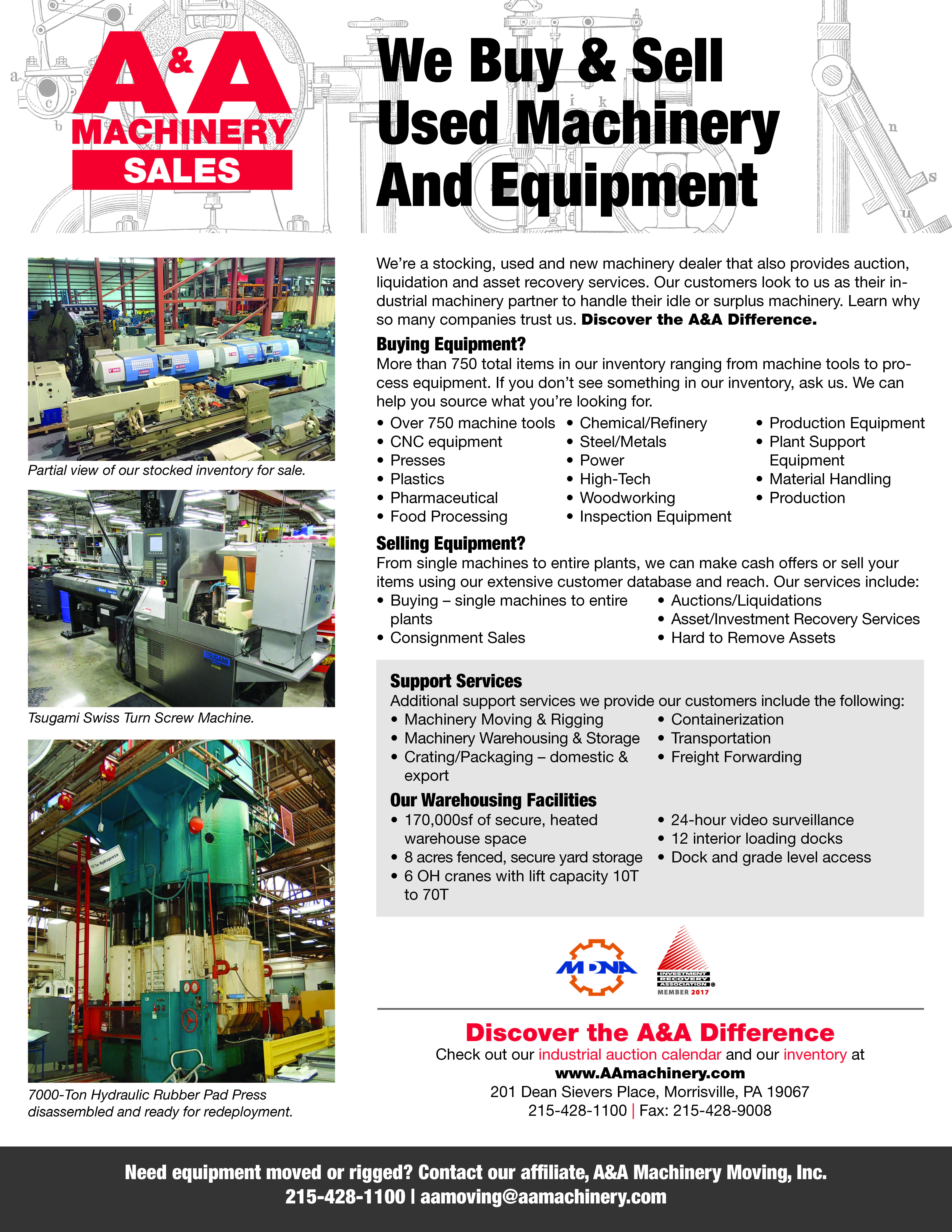 Machinery Sales Flyer