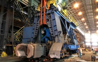 Disassembling 150T Manipulator at heavy industrial forging operation