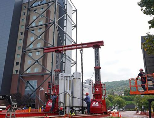 Relocating historic 350-ton Bethlehem Steel Hydraulic Press